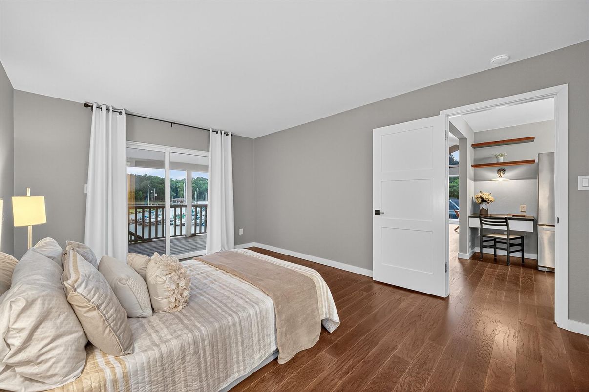Bedroom, Interior, Wood Texture Flooring