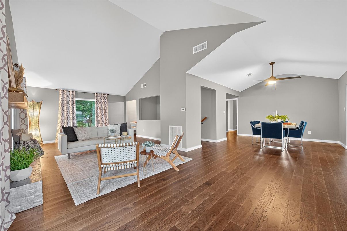 Dining room, Interior, Living room, Wood Texture Flooring