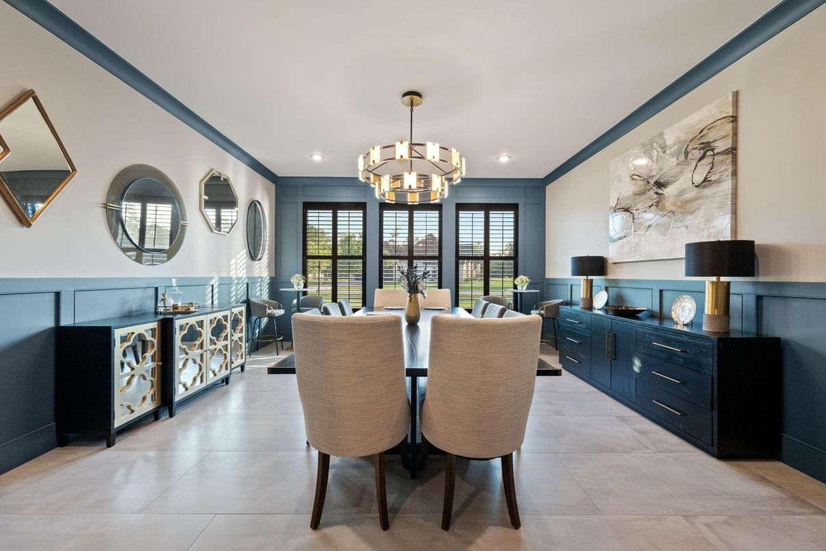 Chandelier, Dining room, Interior, Recessed Lighting