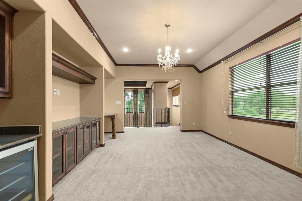 Chandelier, Interior, Recessed Lighting