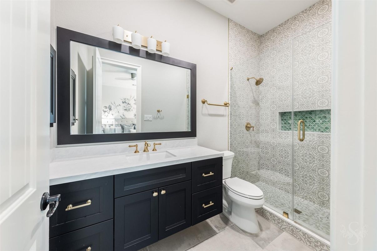 Bathroom, Glass Shower, Interior