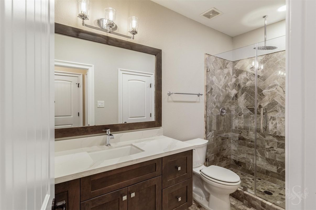 Bathroom, Glass Shower, Interior