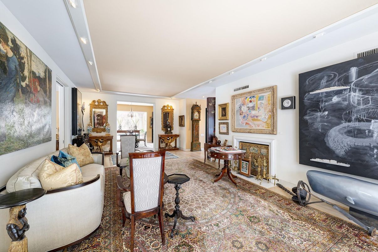 Fireplace, Interior, Living room, Recessed Lighting