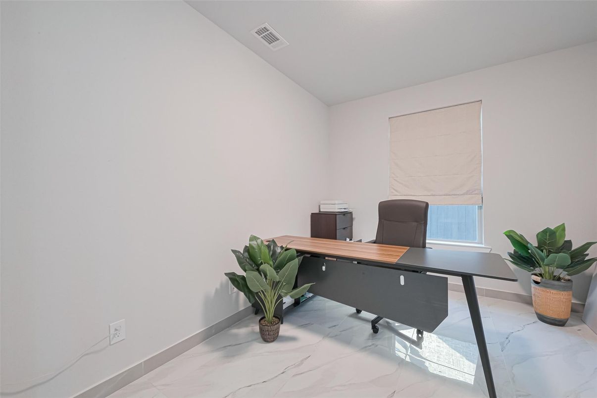 Home Office, Interior, Marble