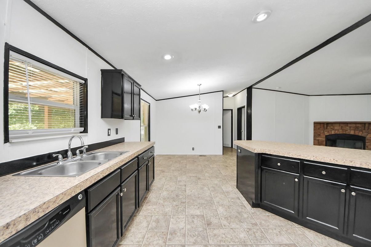 Chandelier, Interior, Kitchen, Recessed Lighting