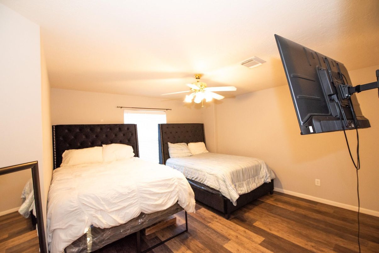Bedroom, Interior, Wood Texture Flooring
