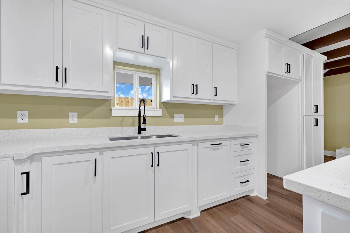 Interior, Kitchen, Wood Texture Flooring