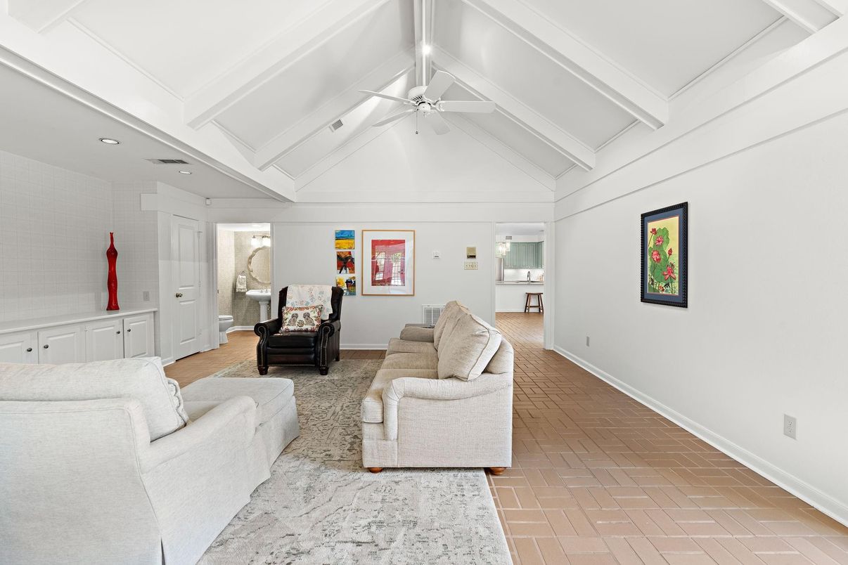 Interior, Living room, Recessed Lighting