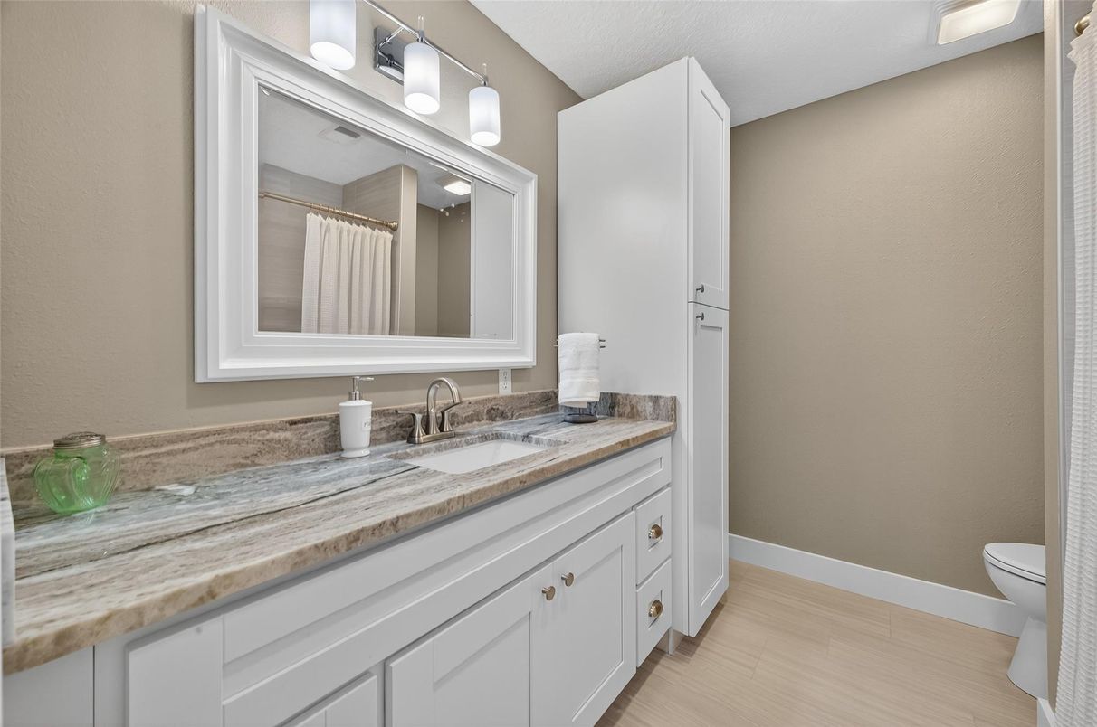 Bathroom, Interior, Wood Texture Flooring