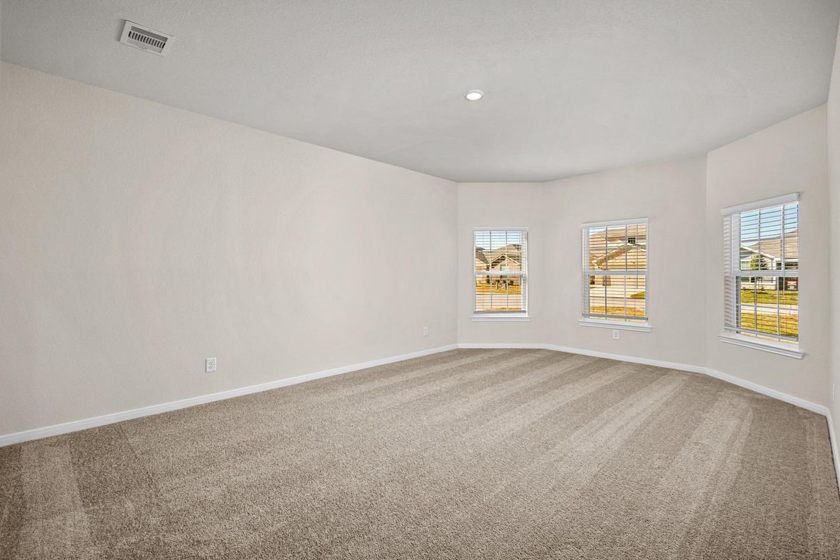 Empty room, Interior, Recessed Lighting