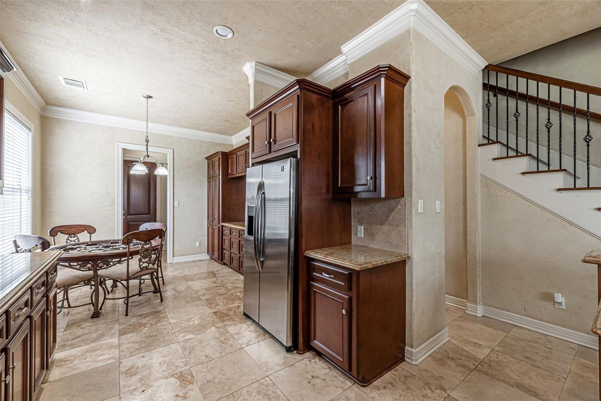 Dining room, Interior, Kitchen, Pendant Lights, Recessed Lighting