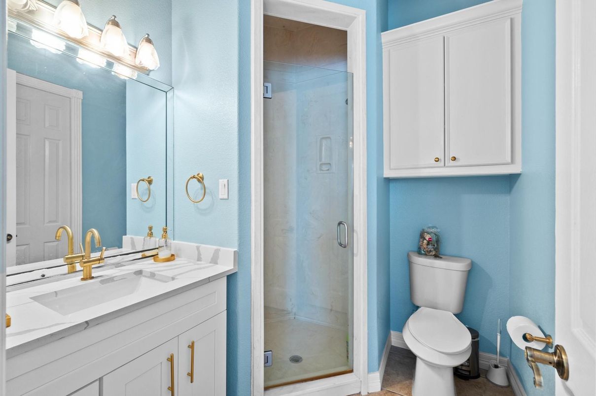 Bathroom, Glass Shower, Interior