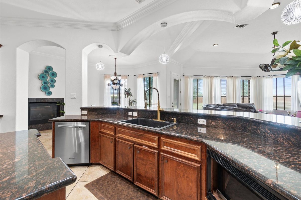 Interior, Kitchen, Pendant Lights, Recessed Lighting