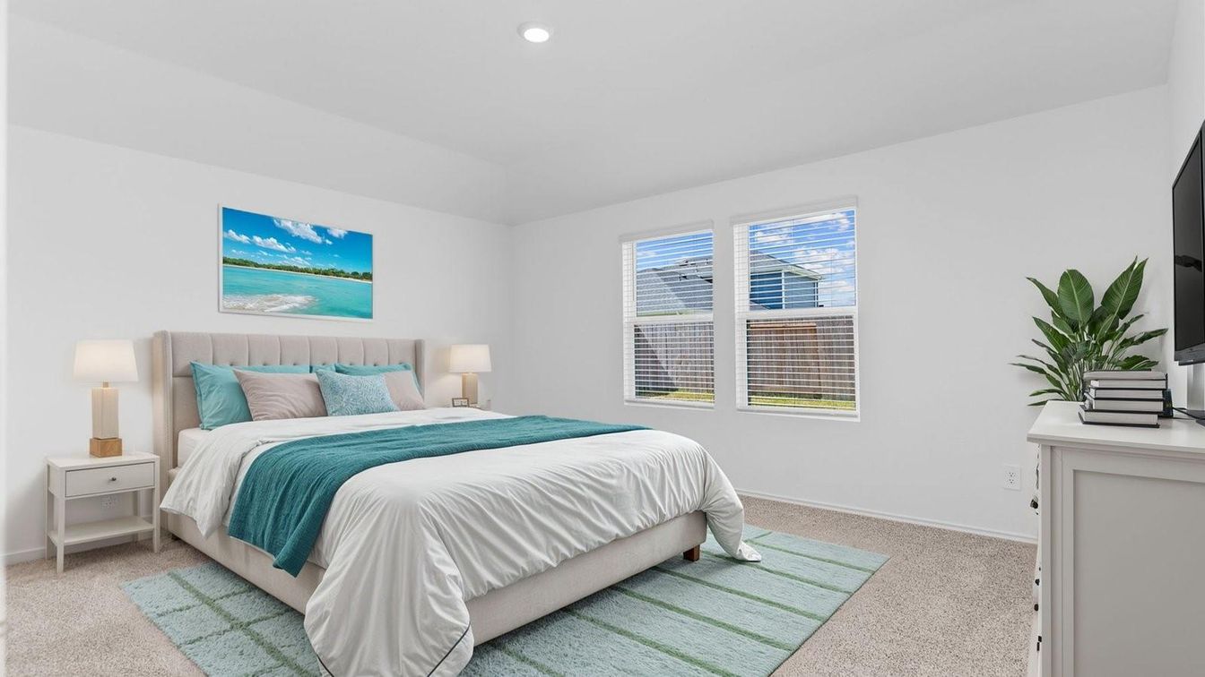 Bedroom, Interior, Recessed Lighting