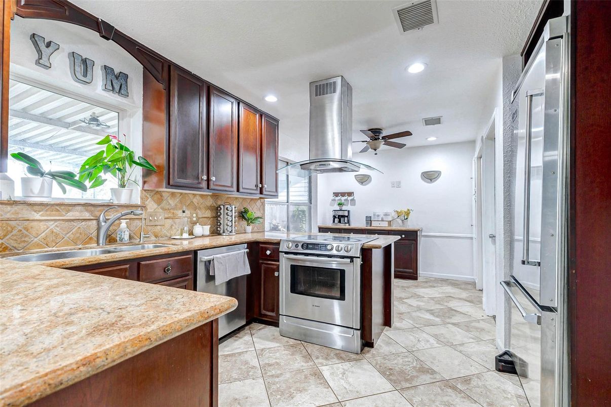 Interior, Kitchen, Recessed Lighting, Stainless Steel Appliances