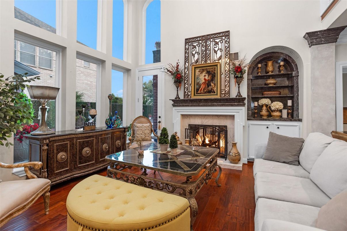 Fireplace, Interior, Living room, Wood Texture Flooring
