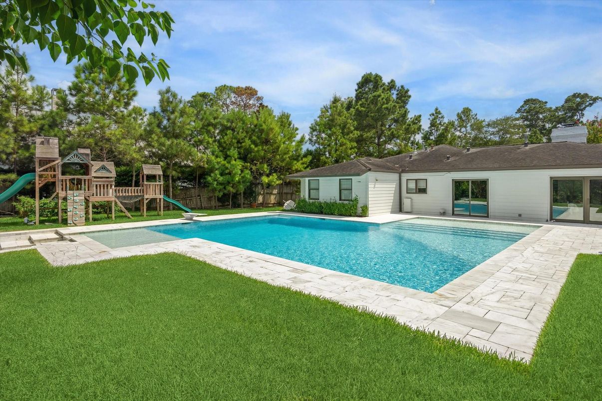 Backyard, Exterior, Playground, Pool