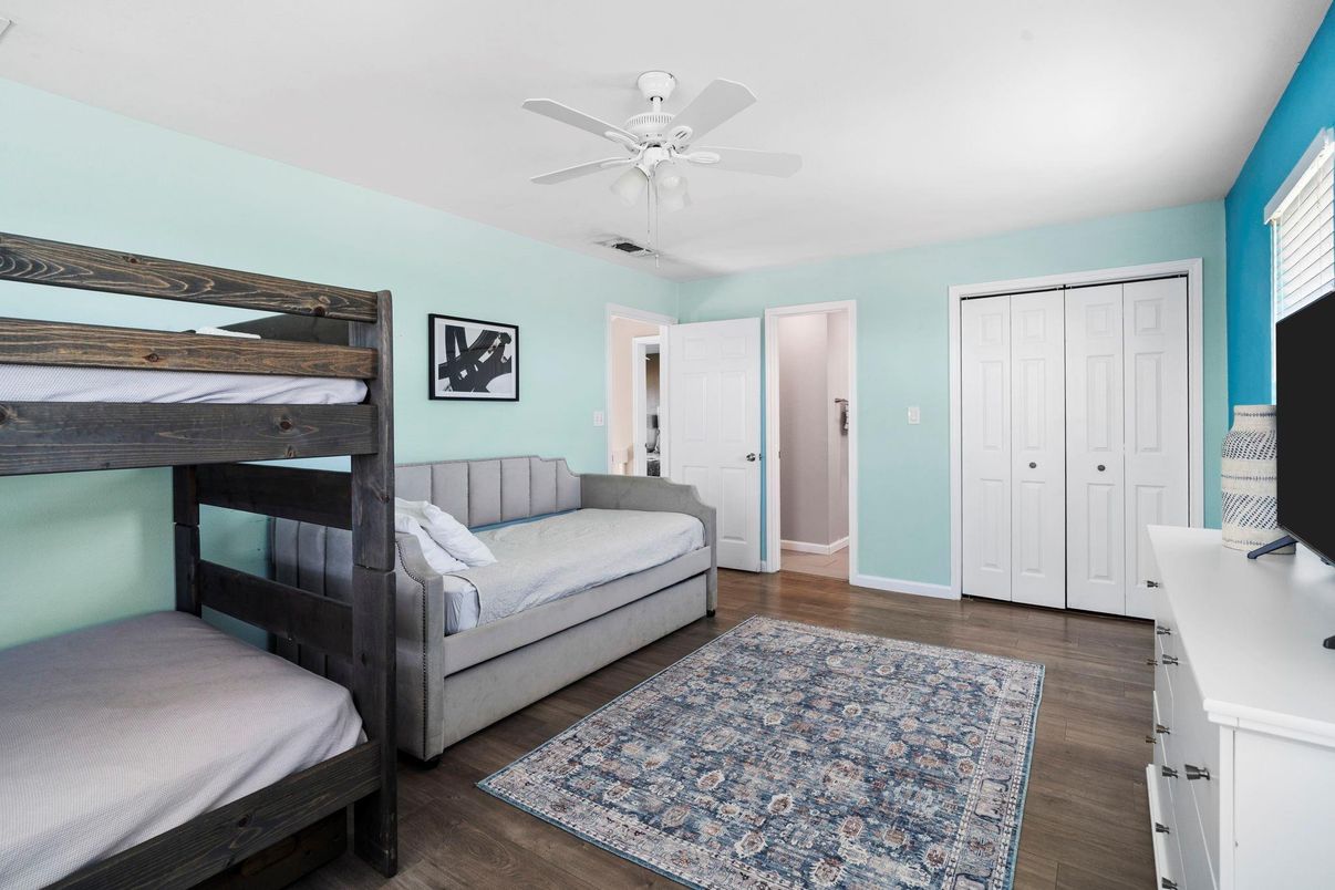 Bedroom, Interior, Wood Texture Flooring