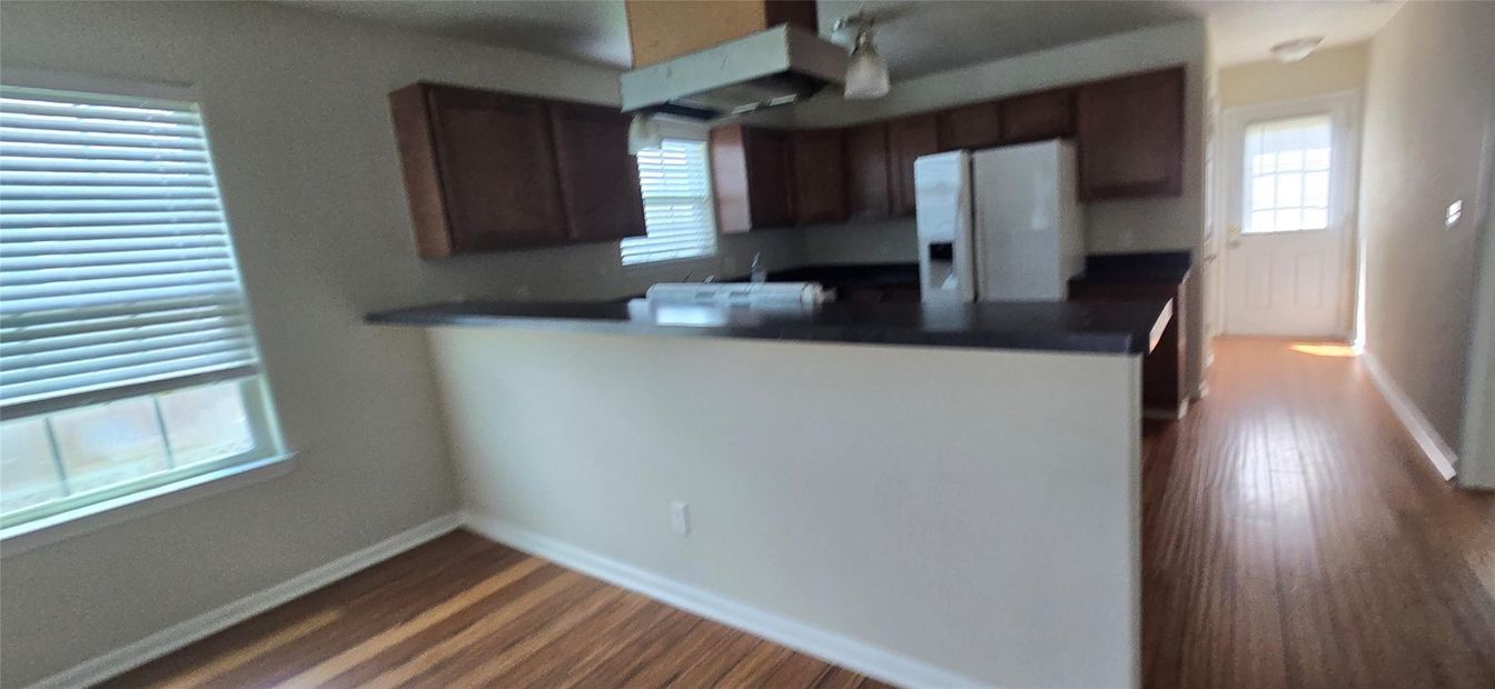 Interior, Kitchen, Wood Texture Flooring