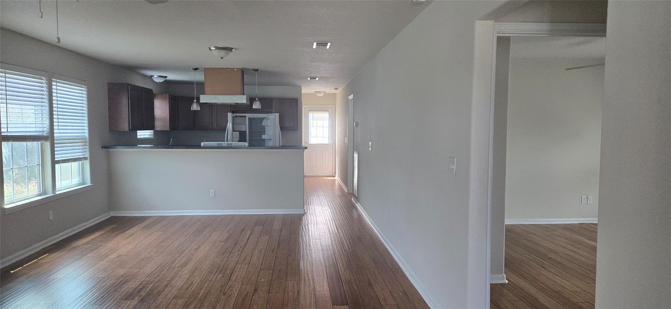 Interior, Kitchen, Wood Texture Flooring