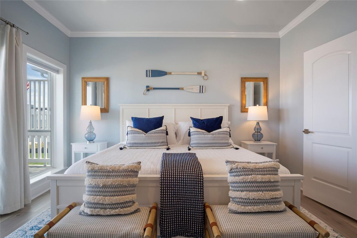 Bedroom, Interior, Wood Texture Flooring