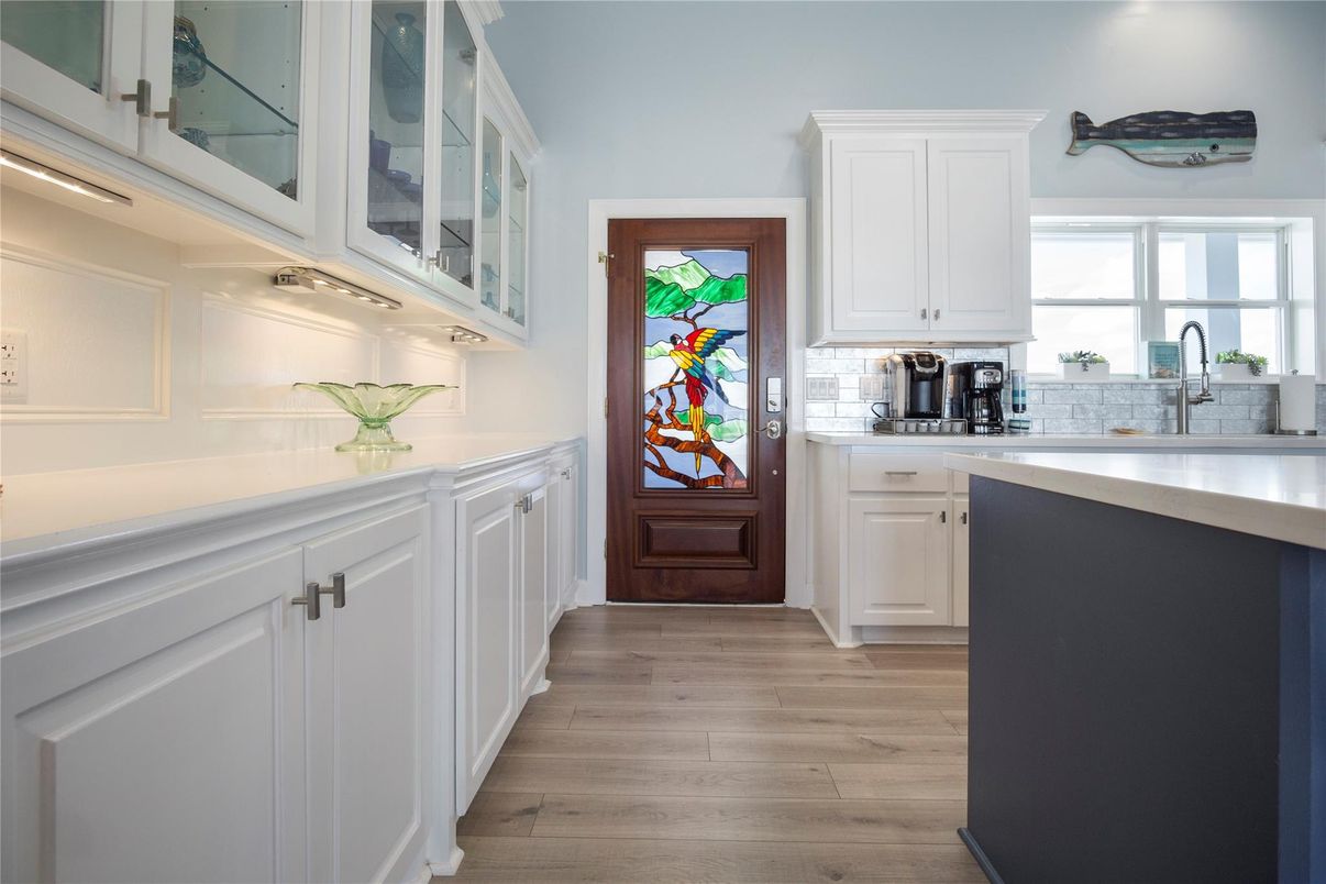 Interior, Kitchen, Wood Texture Flooring