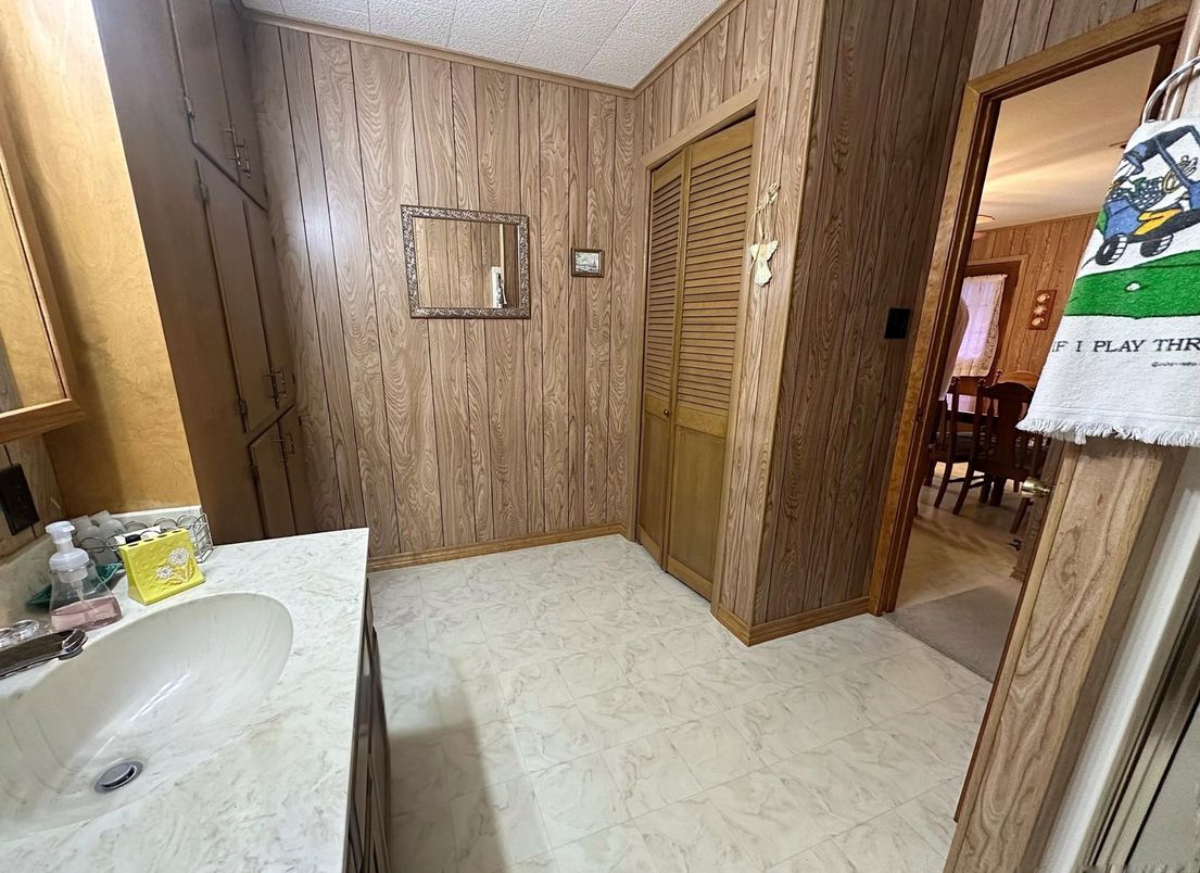 Bathroom, Interior, Marble, Wooden Walls