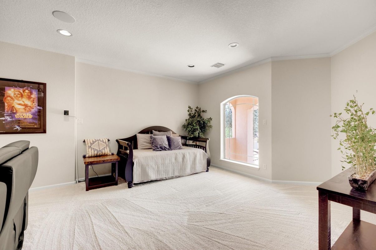 Bedroom, Interior, Recessed Lighting