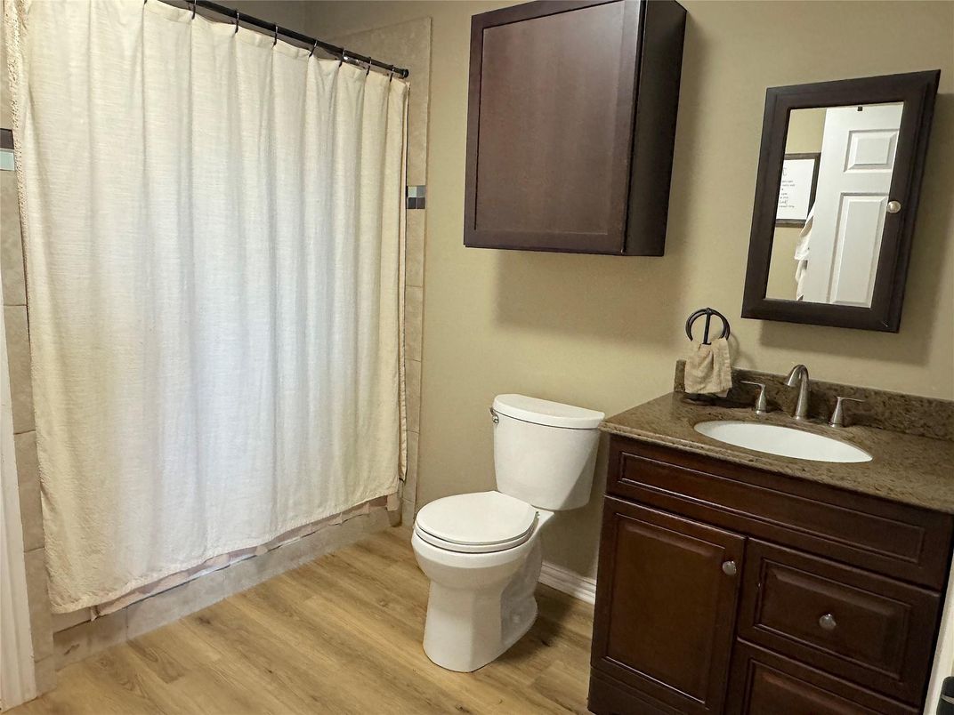 Bathroom, Interior, Wood Texture Flooring