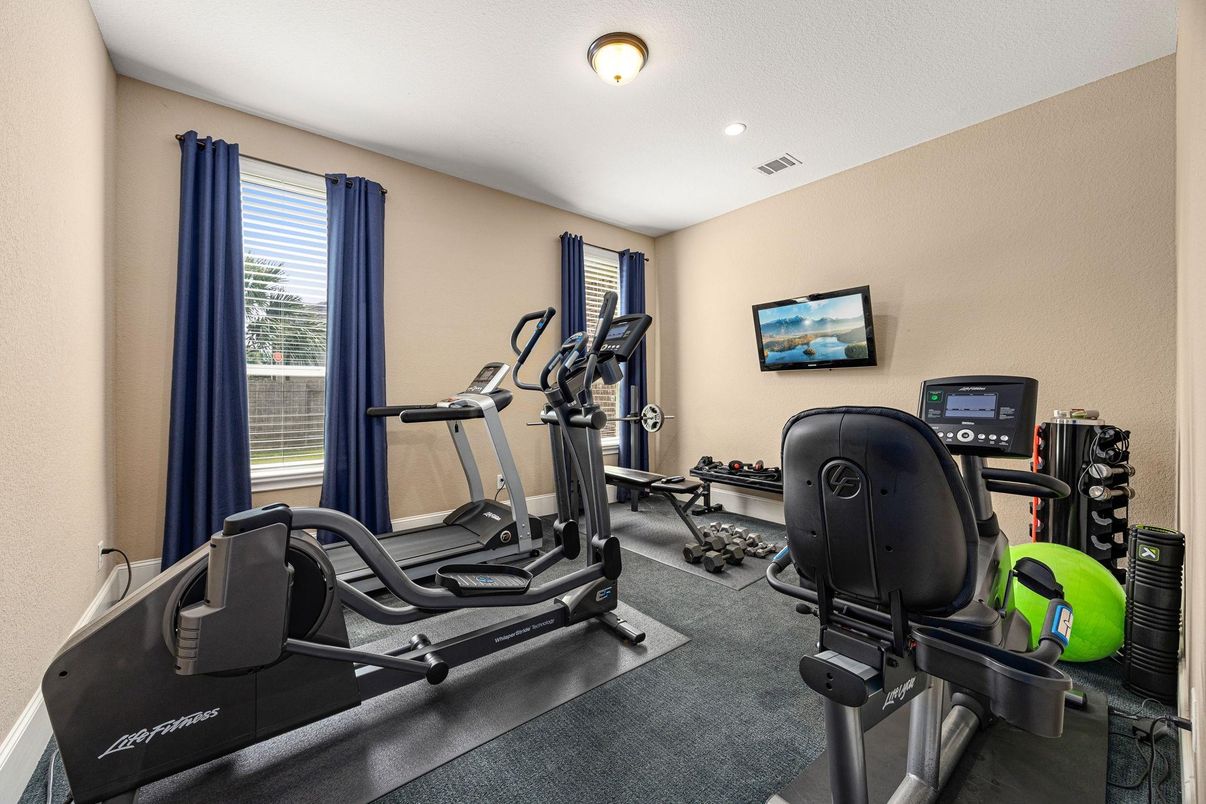 Fitness Equipment, Interior, Recessed Lighting