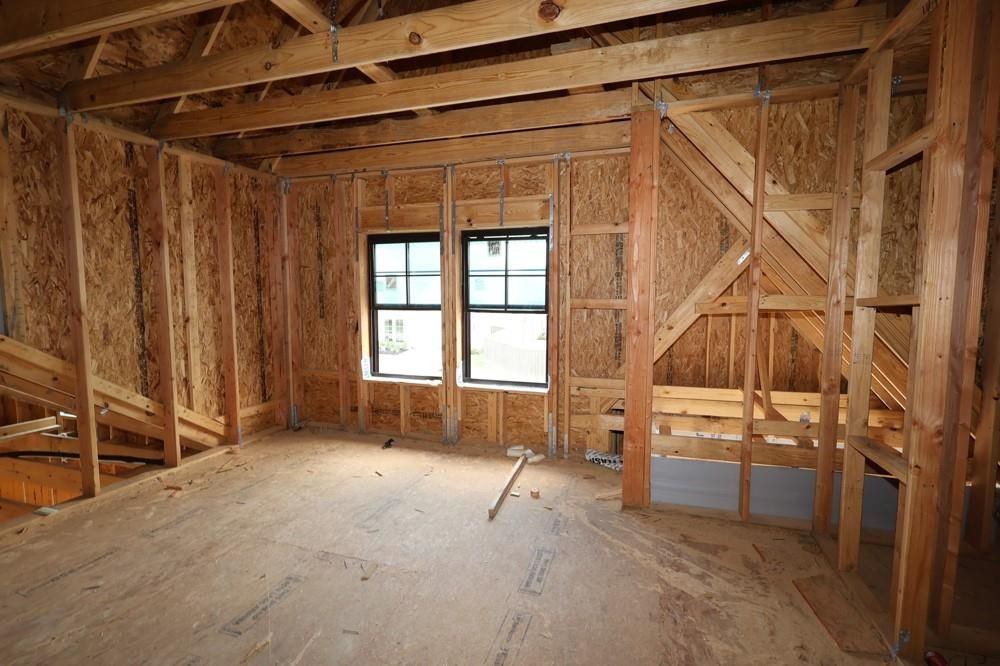 Empty room, Interior, Wooden Beams, Wooden Ceilings, Wooden Walls
