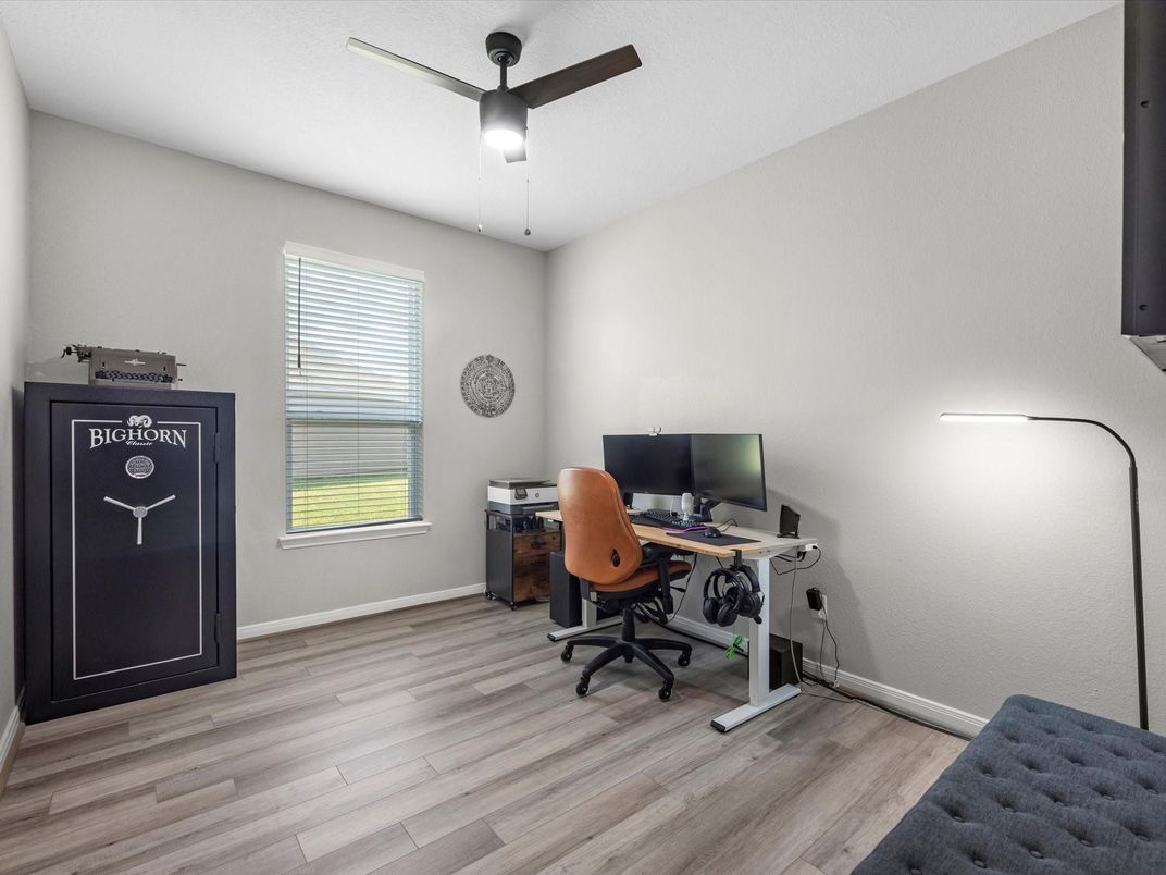 Home Office, Interior, Wood Texture Flooring