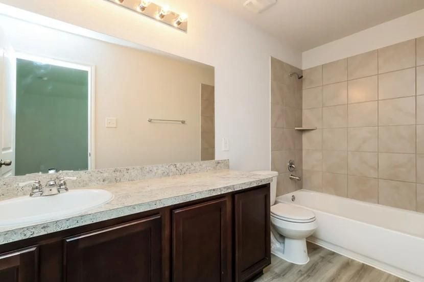 Bathroom, Interior, Wood Texture Flooring