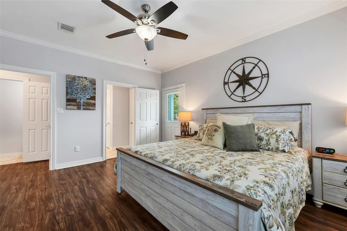 Bedroom, Interior, Wood Texture Flooring
