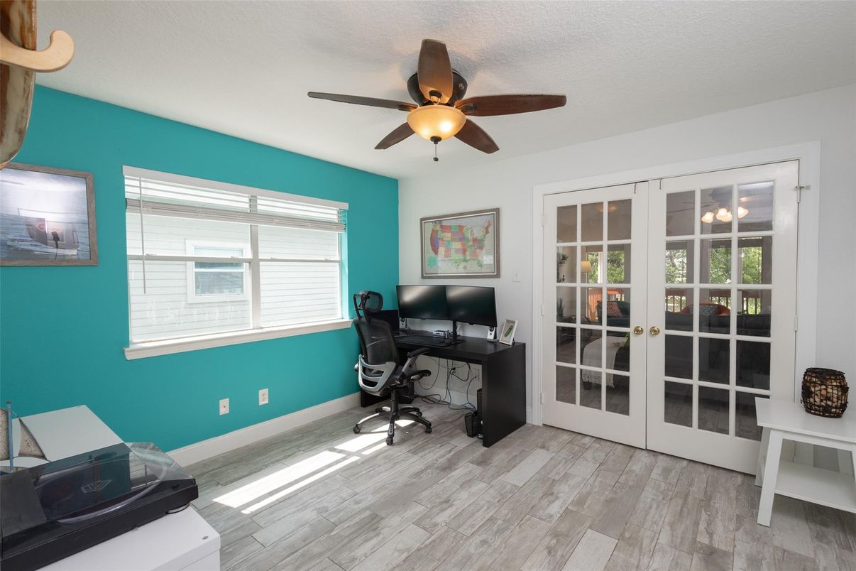 Home Office, Interior, Wood Texture Flooring