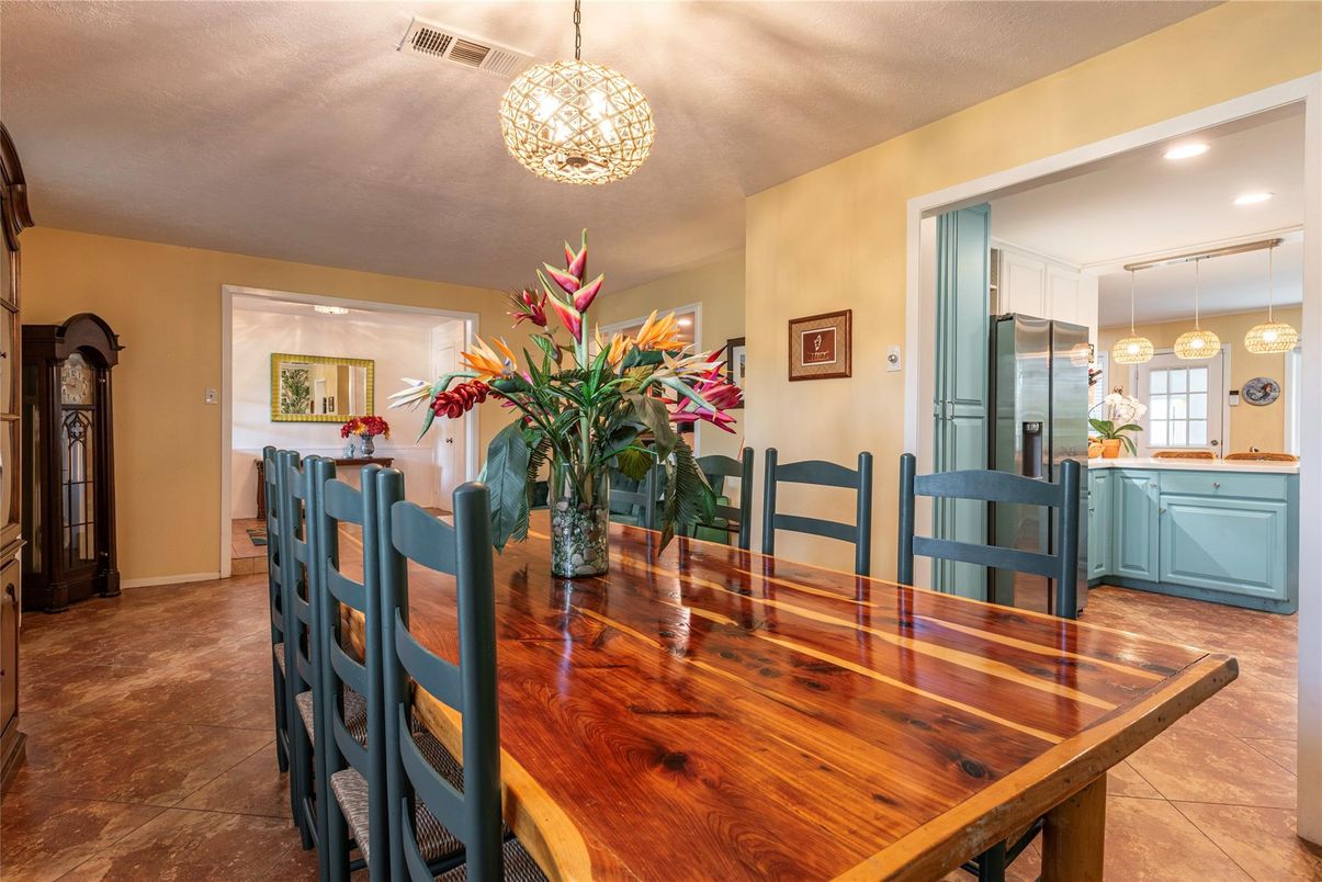 Dining room, Interior, Kitchen, Pendant Lights, Recessed Lighting