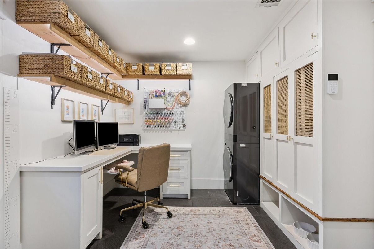 Home Office, Interior, Recessed Lighting
