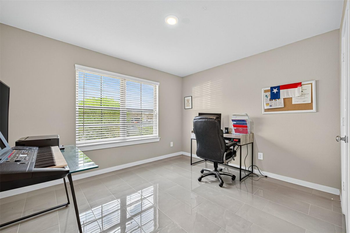 Home Office, Interior, Recessed Lighting