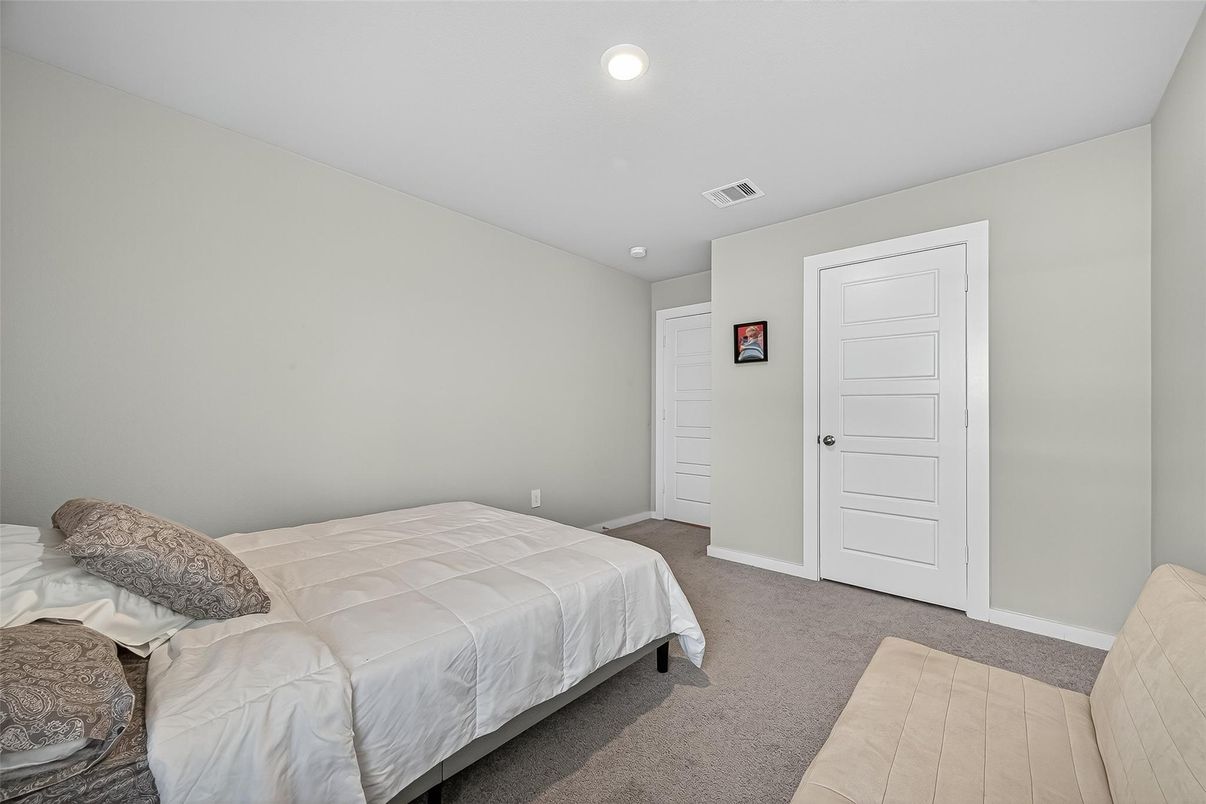 Bedroom, Interior, Recessed Lighting