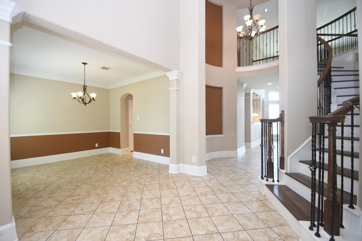 Chandelier, Interior, Recessed Lighting