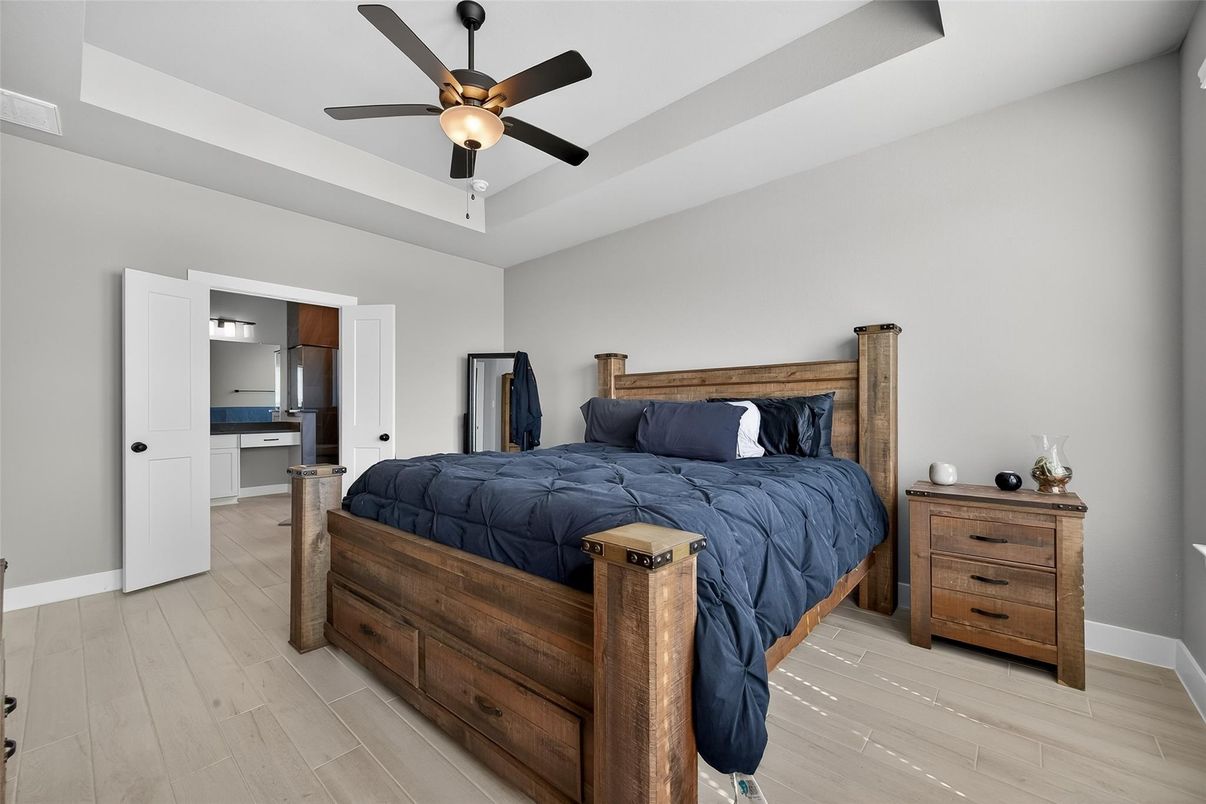 Bedroom, Interior, Wood Texture Flooring
