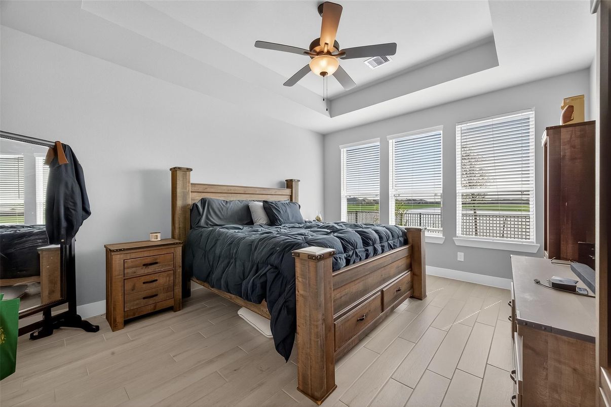 Bedroom, Interior, Wood Texture Flooring