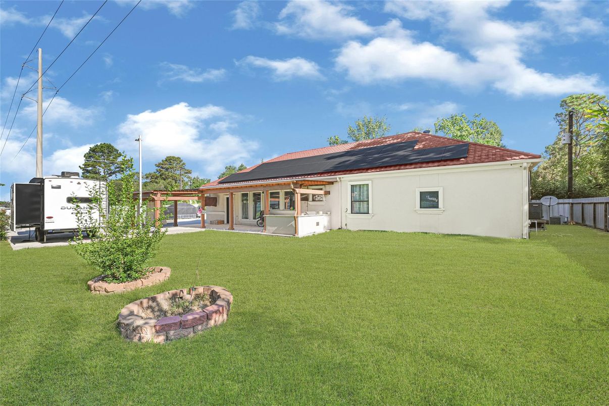 Backyard, Exterior, Solar Panels