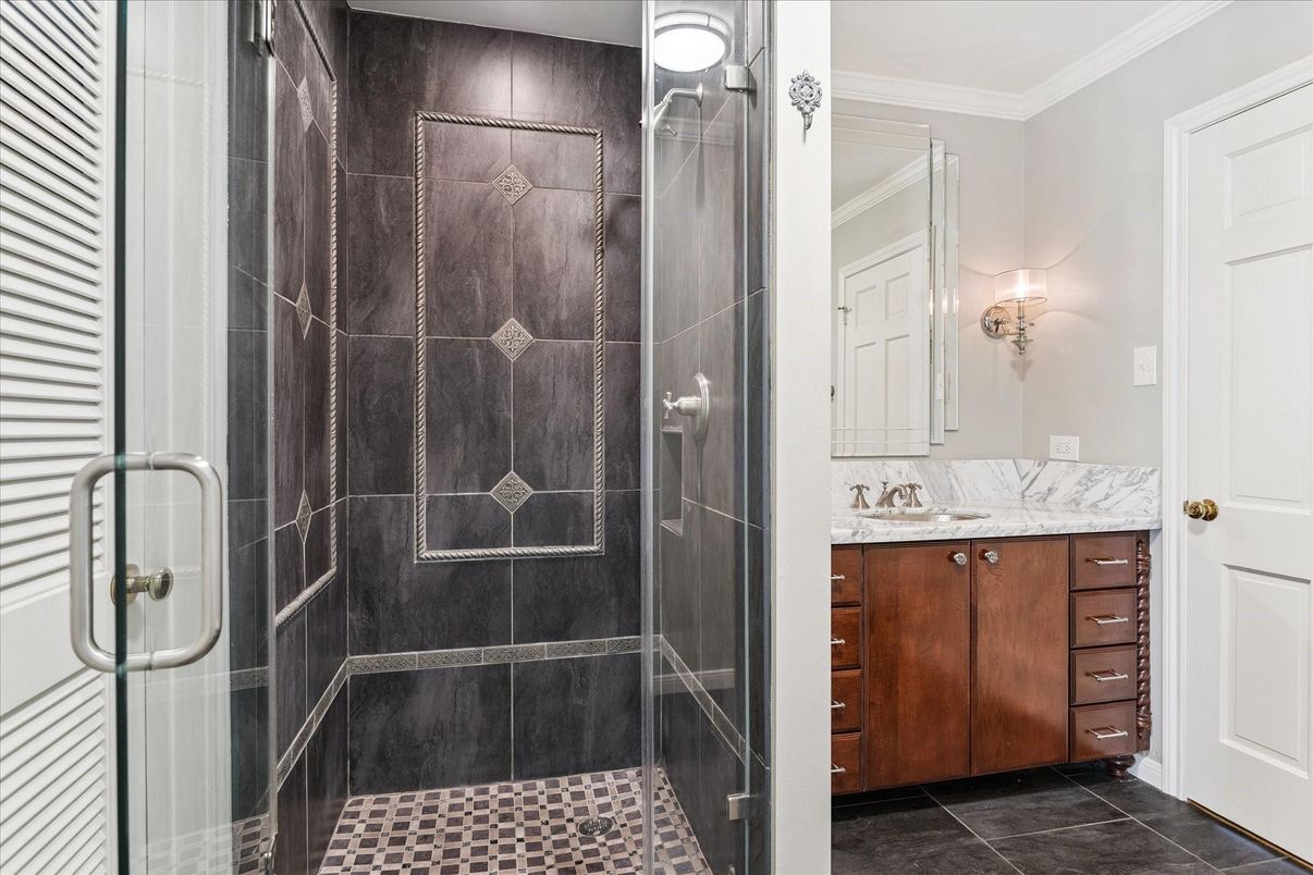 Bathroom, Glass Shower, Interior