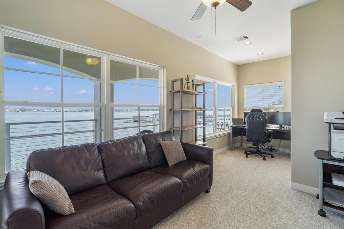 Home Office, Interior, Recessed Lighting, Water