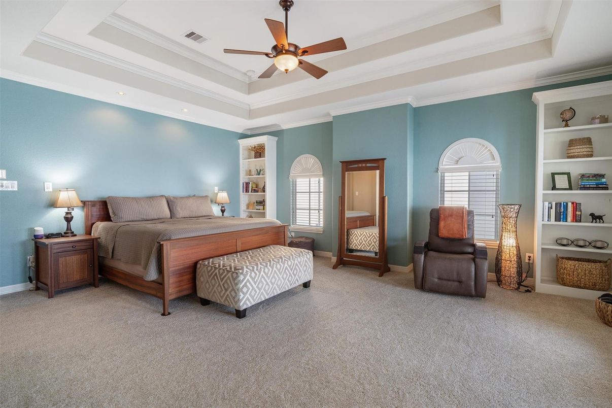 Bedroom, Interior, Recessed Lighting