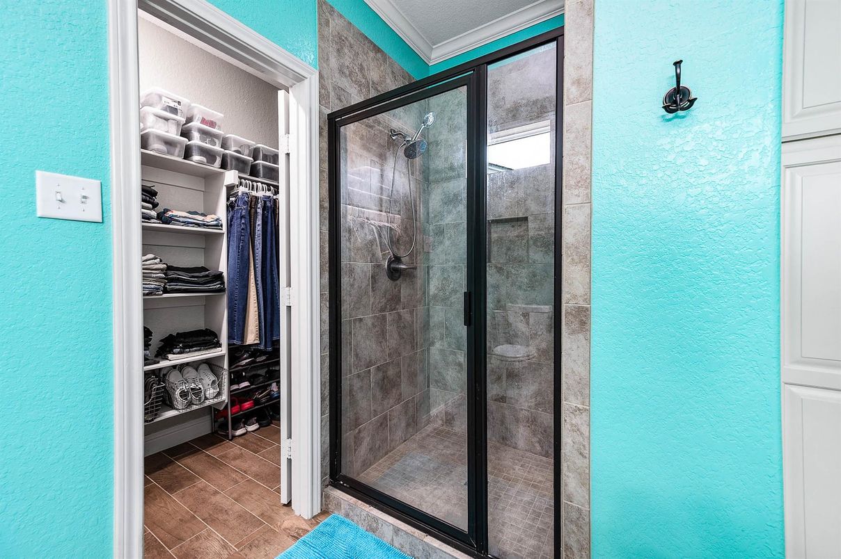 Bathroom, Glass Shower, Interior, Walk-in Closets