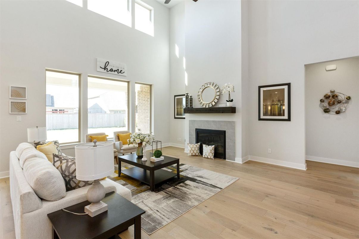 Fireplace, Interior, Living room, Wood Texture Flooring