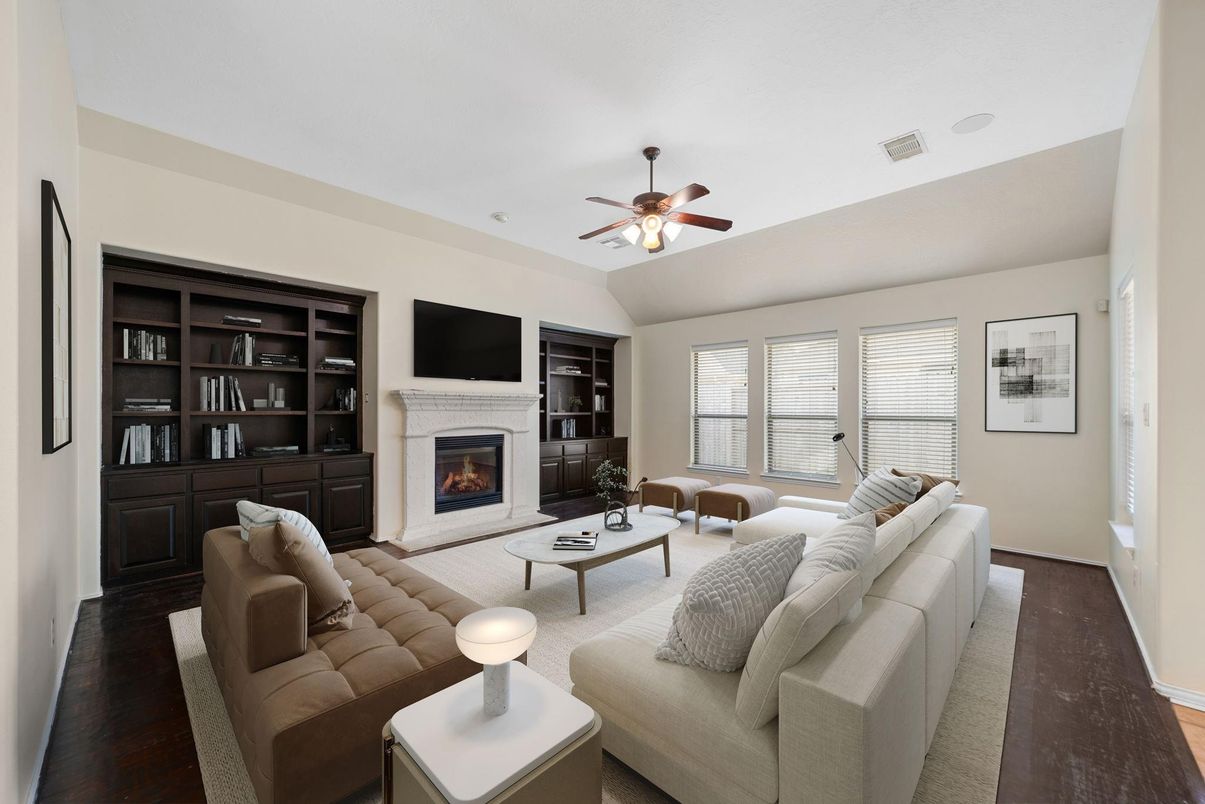 Fireplace, Interior, Living room, Wood Texture Flooring
