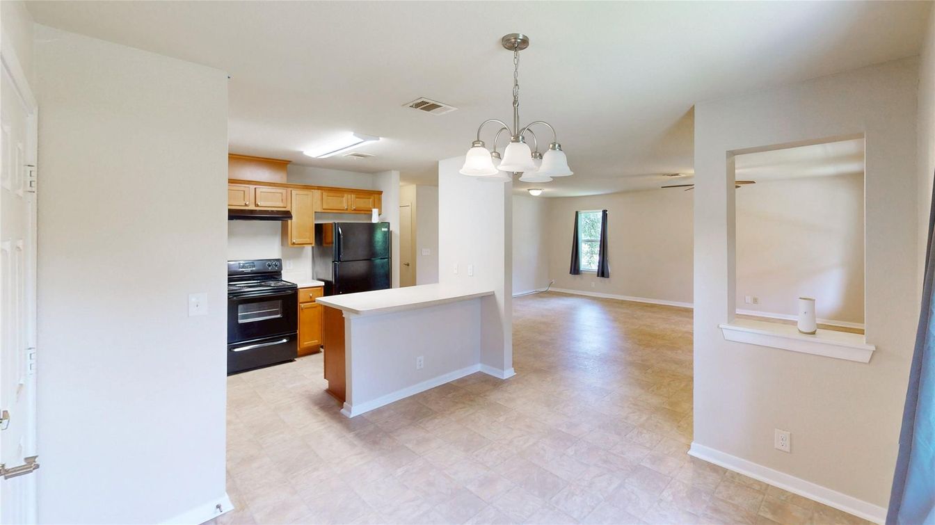 Chandelier, Interior, Kitchen